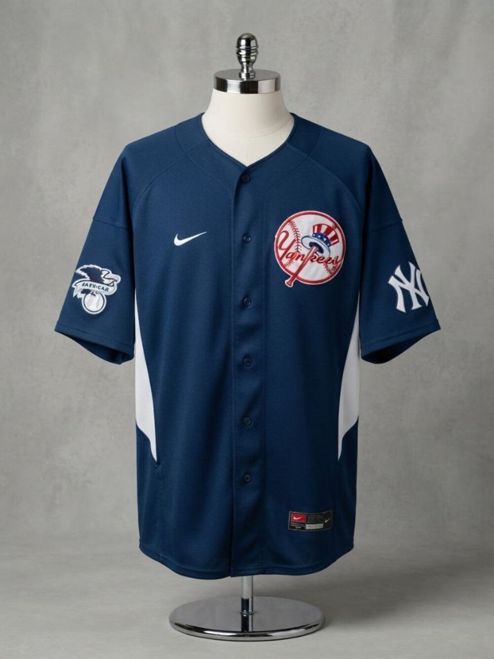 Vintage Nike Alex Rodriguez New York Yankees Blue MLB Jersey Men's